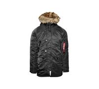 ALPHA INDUSTRIES Parca de invierno 'N3B VF 59' gris basalto / naranja, Talla L