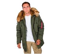 Alpha Industries Polar Jacket Parka, Verde (Dark Green), Medium para Hombre