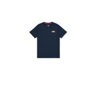 Alpha Industries Puff Print Logo BPt T Camisetas para hombres Talla 2XL - Azul