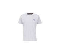 Alpha Industries Puff Print Logo Backprint T-Shirt Camisetas Talla M - Gris