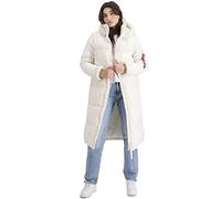Alpha Industries Puffer Coat ZH Chaqueta de invierno para mujer Jet Stream White