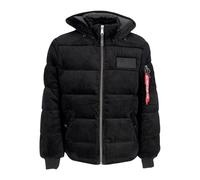 Alpha Industries - Puffer Cord Jacket - Jackets - Hombre - Negro - L -