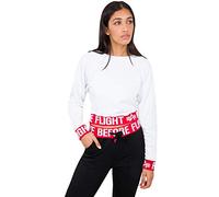 ALPHA INDUSTRIES RBF Cropped Sudadera, Blanco (White-09), XS para Mujer