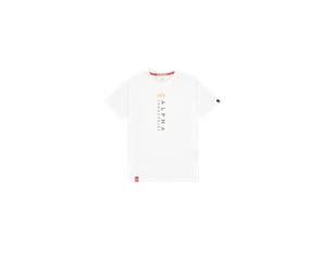 Alpha Industries Relaxed Print T-Shirt Camisetas Talla S - Blanco