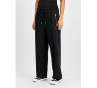 Alpha Industries Rhinestone World Logo Jogger Joggers Talla L - Negro