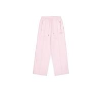 Alpha Industries Rhinestone World Logo Jogger para Mujer Pale Lilac M