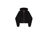 Alpha Industries Rhinestone World Zip Hoodie Chaqueta para mujer Black XS