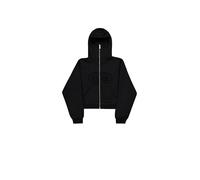 Alpha Industries Rhinestone World Zip Hoodie Chaqueta para mujer Black S