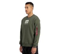 Alpha Industries Satin Logo Sweatshirt Sudaderas Talla XL - Verde