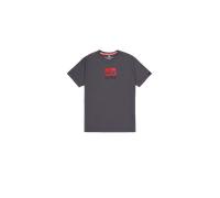 Alpha Industries Satin Logo T-Shirt Camisetas Talla L - Gris