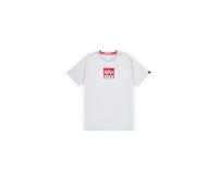 Alpha Industries Satin Logo T-Shirt Camisetas para hombres Talla S - Gris