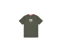 Alpha Industries Satin Logo T-Shirt Camisetas Talla XL - Verde