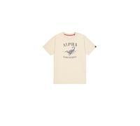 Alpha Industries Scorpion T-Shirt para Hombre Vintage White 3XL