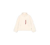 Alpha Industries Sherpa Zip-Chaqueta para hombre Off White S