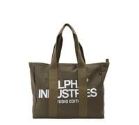 ALPHA INDUSTRIES Shopper 'Studio' oliva / blanco One Size oliva / blanco