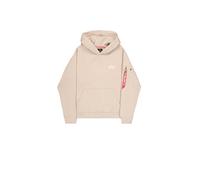 Alpha Industries Signature BP Hoodie para Hombre Organic Beige L