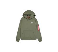Alpha Industries Signature BP Hoody Sudadera con Capucha, Sage-Green, L para Hombre