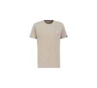 Alpha Industries Signature Puff Print BP T Camiseta, Vintage Sand, XXL para Hombre
