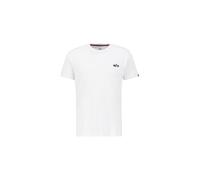 Alpha Industries Signature Puff Print BP T Camiseta, White, XL para Hombre