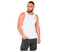 ALPHA INDUSTRIES Small Logo Camiseta, Blanco (White-09), L para Hombre