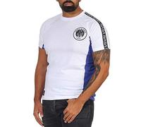 Alpha Industries Space Camp T Camiseta, White, XXL para Hombre