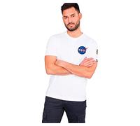 ALPHA INDUSTRIES Space Shuttle T Camiseta, Blanco (White-09), XL para Hombre