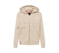 ALPHA INDUSTRIES Sudadera arena / rojo / blanco S arena / rojo / blanco