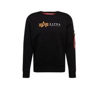 Alpha Industries Alpha Label Sweatshirt Sudaderas Talla L - Negro