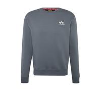 ALPHA INDUSTRIES Sudadera azul ahumado / blanco S EUR