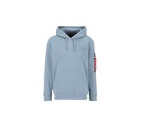 ALPHA INDUSTRIES Sudadera azul claro / rojo / blanco, Talla M