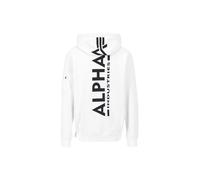 ALPHA INDUSTRIES Sudadera 'Backprint' negro / blanco XXL EUR