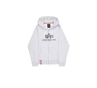 Alpha Industries Basic Big Logo Zip Hoodie Sudaderas con capucha Talla L - Gris