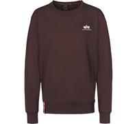 Alpha Industries Sudadera Basic Sweater Small Logo para Hombre, Opaco, Hunter Brown, XL