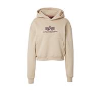 Alpha Industries Basic Big Logo Puff Print Hoodie Sudaderas con capucha Talla L - Beige