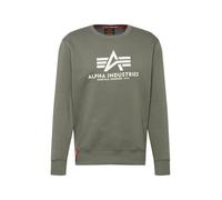 ALPHA INDUSTRIES Sudadera caqui / blanco natural S EUR