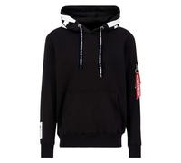Alpha Industries Sudadera con Capucha Alpha para Hombre, Black, L