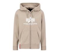 Alpha Industries Sudadera con Capucha Basic Zip Hooded para Hombre Vintage Sand