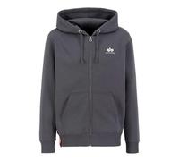Alpha Industries Basic Small Logo Zip Hoodie Sudaderas con capucha Talla S - Gris