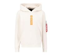 Alpha Industries Sudadera con Capucha para Hombre Jet Stream White