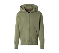 ALPHA INDUSTRIES Sudadera con cremallera beige / verde S beige / verde