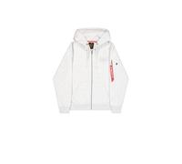 Alpha Industries Backprint Zip Hoodie Sudaderas con capucha Talla M - Gris