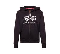 ALPHA INDUSTRIES Basic Zip Sudadera, Negro (Black-03), 3XL para Hombre