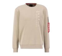 Alpha Industries Sudadera EMB Sweater para Hombre Vintage Sand