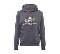 ALPHA INDUSTRIES Sudadera gris basalto / offwhite S gris basalto / offwhite