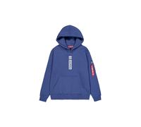 ALPHA INDUSTRIES Sudadera gris claro / azul violaceo / rojo oscuro S gris claro / azul violaceo / rojo oscuro