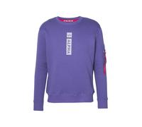 ALPHA INDUSTRIES Sudadera gris claro / lila oscuro L EUR