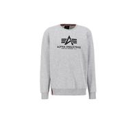 Alpha Industries Basic Sweater Jersey, Grau (Grey Heather 17), XL para Hombre