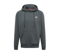 Alpha Industries Basic Small Logo Hoodie Sudaderas con capucha Talla L - Gris oscuro