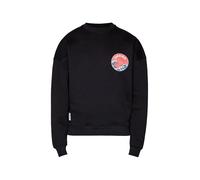 ALPHA INDUSTRIES Sudadera 'Japan Wave Warrior' gris oscuro / rojo / negro / blanco M gris oscuro / rojo / negro / blanco