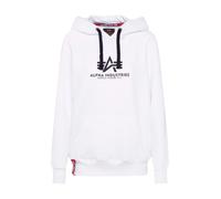 ALPHA INDUSTRIES New Basic Sudadera, Blanco (White-09), M para Mujer